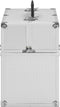 vidaXL - Make-up - koffer - 37x24x35 - cm - aluminium - zwart