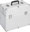 vidaXL - Make-up - koffer - 37x24x35 - cm - aluminium - zwart