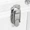 vidaXL - Make-up - koffer - 37x24x40 - cm - aluminium - zilverkleurig
