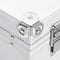 vidaXL - Make-up - koffer - 37x24x40 - cm - aluminium - zilverkleurig