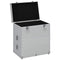 vidaXL - Make-up - koffer - 37x24x40 - cm - aluminium - zilverkleurig