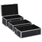 vidaXL - Make-up - koffer - 37x24x40 - cm - aluminium - zwart