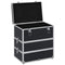 vidaXL - Make-up - koffer - 37x24x40 - cm - aluminium - zwart