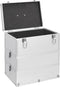 vidaXL - Make-up - koffer - 37x24x40 - cm - aluminium - zwart