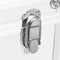 vidaXL - Make-up - koffer - 37x24x40 - cm - aluminium - zwart