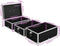 vidaXL - Make-up - koffer - 37x24x40 - cm - aluminium - zwart