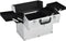 vidaXL - Make-up - koffer - 38x23x34 - cm - aluminium - zilverkleurig