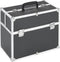 vidaXL - Make-up - koffer - 38x23x34 - cm - aluminium - zilverkleurig