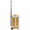 vidaXL Make-up trolley 35x29x45 cm aluminium goudkleurig