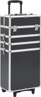 vidaXL - Make-up - trolley - aluminium - roze