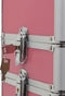vidaXL - Make-up - trolley - aluminium - roze