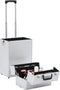vidaXL Make-up trolley aluminium zilverkleurig