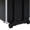 vidaXL - Make-up - trolley - aluminium - zwart - met - krokodillenpatroon