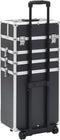 vidaXL - Make-up - trolley - aluminium - zwart
