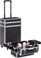 vidaXL - Make-up - trolley - aluminium - zwart