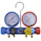 vidaXL Manometer 4-richtingen set in opbergkoffer