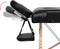 vidaXL - Massagetafel - inklapbaar - 2 - zones - 10 - cm - dik - zwart