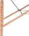 vidaXL - Massagetafel - inklapbaar - 2 - zones - 10 - cm - dik - zwart