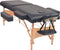 vidaXL - Massagetafel - inklapbaar - 2 - zones - 10 - cm - dik - zwart