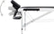 vidaXL - Massagetafel - inklapbaar - 2 - zones - aluminium - zwart - en - wit