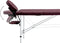 vidaXL - Massagetafel - inklapbaar - 2 - zones - aluminum - wijnpaars