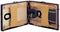 vidaXL - Massagetafel - inklapbaar - 2 - zones - hout - paars