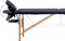 vidaXL - Massagetafel - inklapbaar - 2 - zones - hout - paars
