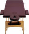vidaXL - Massagetafel - inklapbaar - 2 - zones - hout - wijnpaars