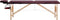 vidaXL - Massagetafel - inklapbaar - 2 - zones - hout - wijnpaars