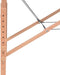 vidaXL - Massagetafel - inklapbaar - 3 - zones - 10 - cm - dik - zwart