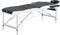 vidaXL - Massagetafel - inklapbaar - 3 - zones - aluminium - zwart - en - wit