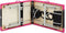 vidaXL - Massagetafel - inklapbaar - 3 - zones - aluminium - zwart - en - roze