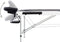 vidaXL - Massagetafel - inklapbaar - 3 - zones - aluminium - zwart - en - wit