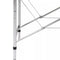vidaXL - Massagetafel - met - 2 - zones - inklapbaar - aluminium - frame - crèmewit