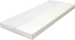 vidaXL - Matras - 7 - Zone - 10 - cm - PU-schuim - H2 - H3 - 180x200 - cm
