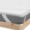 vidaXL - Matrasbeschermer - 180x220 - cm - wit