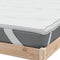 vidaXL - Matrasbeschermer - 90x190 - cm - wit