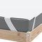 vidaXL - Matrasbeschermer - waterdicht - 120x200 - cm - wit