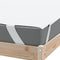 vidaXL - Matrasbeschermer - waterdicht - 200x220 - cm - wit