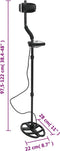 vidaXL - Metaaldetector - met - LCD-scherm - 20 - cm - zoekdiepte