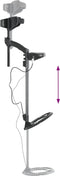 vidaXL - Metaaldetector - met - LCD-scherm - 24 - cm - zoekdiepte