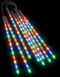 vidaXL Meteoorlichten 8 st 192 LED's binnen/buiten 30 cm meerkleurig