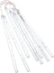 vidaXL Meteoorlichten 8 st 192 LED's binnen/buiten 30 cm meerkleurig