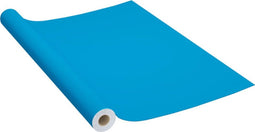 vidaXL - Meubelfolie - zelfklevend - 500x90 - cm - PVC - azuurblauw