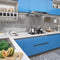 vidaXL - Meubelfolie - zelfklevend - 500x90 - cm - PVC - azuurblauw