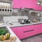 vidaXL - Meubelfolie - zelfklevend - 500x90 - cm - PVC - hoogglans - roze