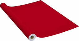 vidaXL - Meubelfolie - zelfklevend - 500x90 - cm - PVC - rood