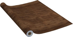 vidaXL - Meubelfolie - zelfklevend - 500x90 - cm - PVC - donkereikenkleurig