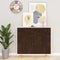 vidaXL - Meubelfolie - zelfklevend - 500x90 - cm - PVC - donkereikenkleurig