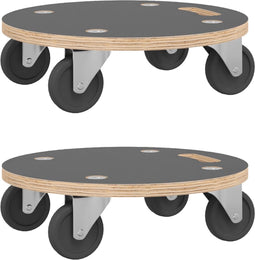 vidaXL - Meubelhondjes - 2 - st - rechthoekig - 250 - kg - Ø38x11,5 - cm